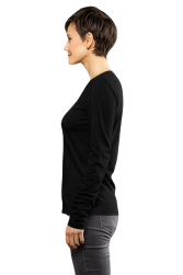 BLANKS+ eco-HYBRID® Women's Fine Jersey Long Sleeve Tee